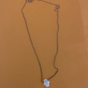 White hand (hamsa) necklace